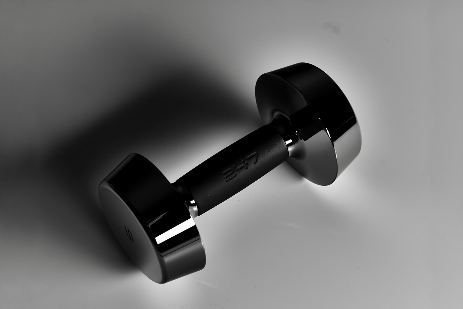 Luxury Dumbbell Set Stainless Steel and Leather